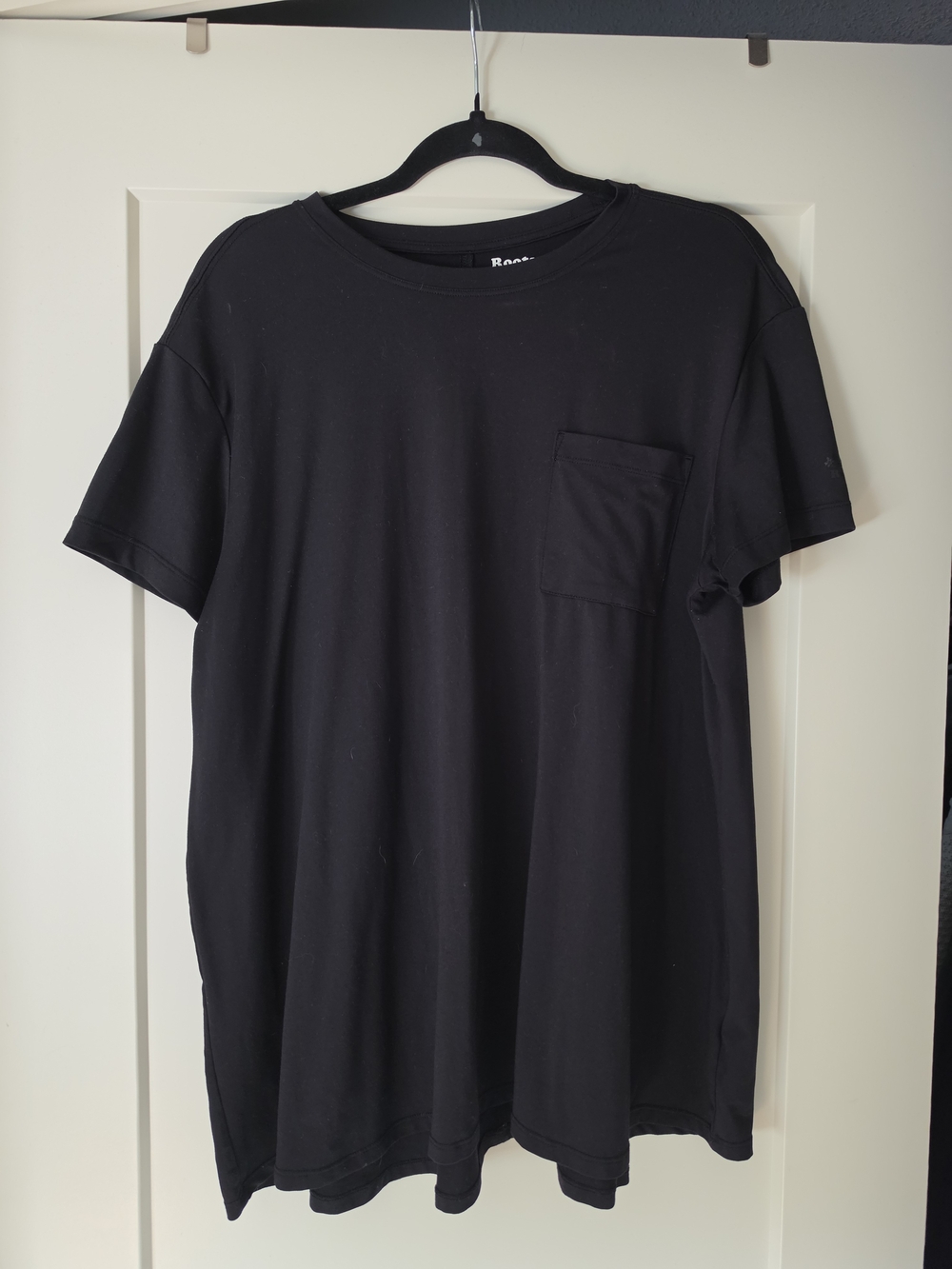 Roots Black Short-Sleeve Pocket Tee